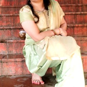 Party Wear Salwar Suit( Sea Green Colour)