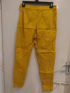 Yellow Cotton Pant