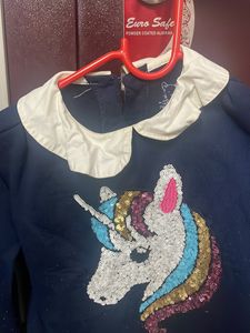 Beautiful Unicon Woollen Shirt Fir Girls