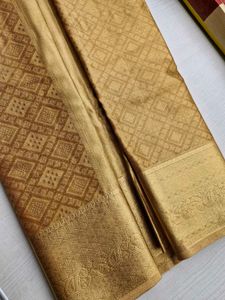 Golden Silk Saree