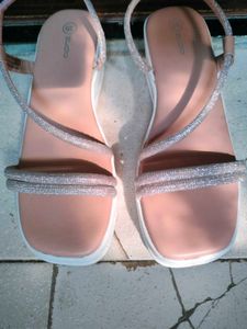 Shimmer Strap Wedge For Women