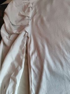 Stylish White Puff Sleeve Top for girls