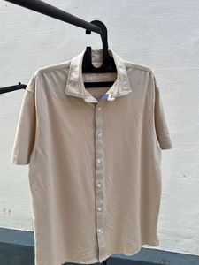 Men's Beige Casual Shirt