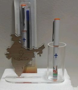India Map Pen Stand With Parker Beta Pe