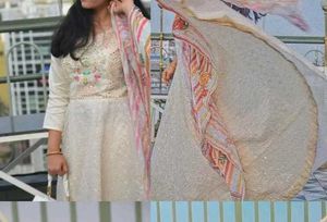 Pearl White Lehenga Dress