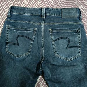 Original Spykar Charcoal Denim Jeans