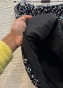 🇮🇹 Italy Imported Sparkling Sequin Mini Skirt