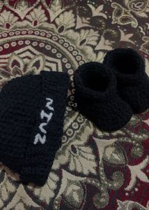 Personalized Baby Hat & Booties