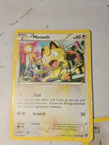 Meowth Pokemon Card