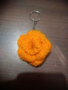Red Rose Keychain