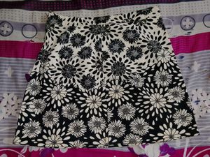 Floral Print Mini Skirt