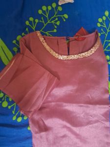 Beautiful Festive Silk Kurta From W