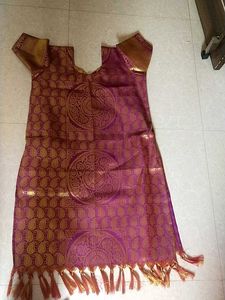 Banaras Purple &amp; Gold Shirt