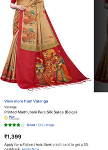 Madhubani Print Saree