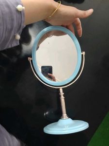 Light Blue Vanity Mirror
