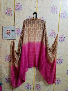 🇳🇿💫🎀Elegant Beige &amp; Pink dupata