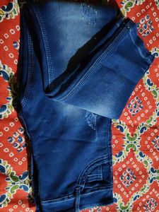 Dark Blue Denim Jeans