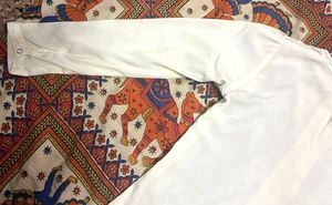 Elegant White Formal Shirt-Style Top