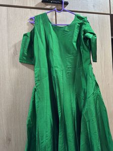 Green Ethnic Gown