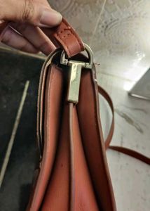 Mango Rust Brown Sling Bag