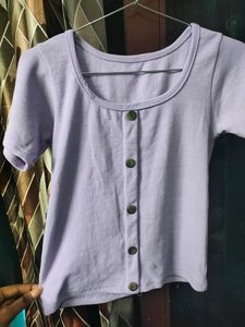 Lavender Crop Top 💜