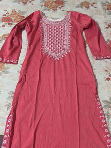 Elegant Pink Kurta Set