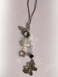 Swirl Butterfly Phone Charm