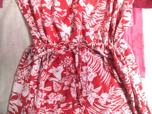 Beachy Floral Print Dress