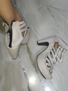 Stylish White Heels