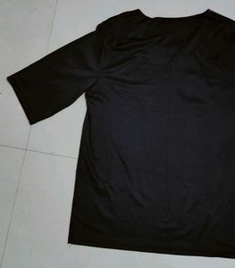 Black With Multicolour Imported Top