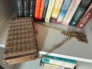 Elegant Gold Clutch