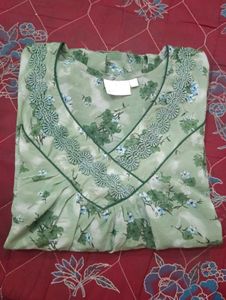 Floral Print Night Gown