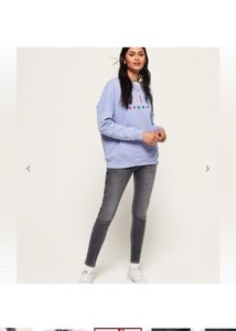 SUPERDRYAlexia Interest Lightly WashedDenim Jeans