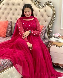 New Standard Moti Stone work Gown Dress important