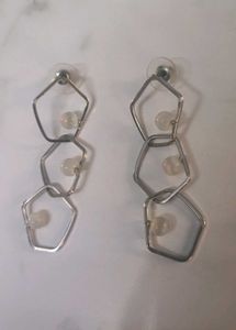 Geometric Dangle Earrings