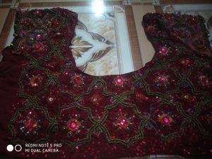 Beautiful Brindal Lehenga Full Hand Work