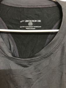 Brooks Grey Long Sleeve T Shirt