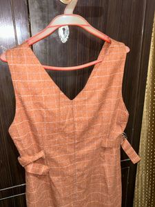Orange Winter Dress