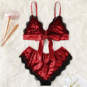 Red &amp; Black Lingerie Set