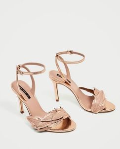 ZARA premium rose gold heels