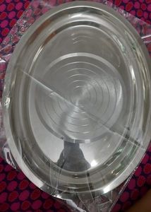Steel Tray Rice Serving Big Plate