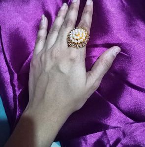 Pearl Statement Ring