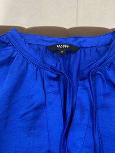 Blue Silky Top