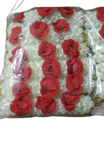 Red & White Flower Garland
