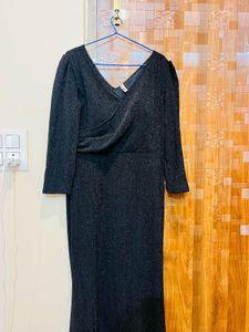 Elegant Black Long Sleeve Dress