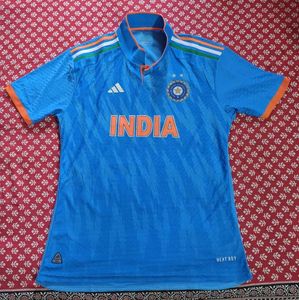 India Team Odi World Cup Jersey(Player Edition)
