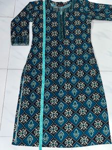 Beautiful Green Kurti Plazo Duppatta Set