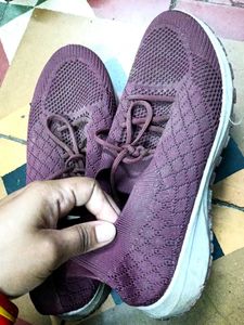 Burgundy Sneakers