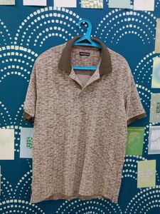 Men's Textured Polo Shirt