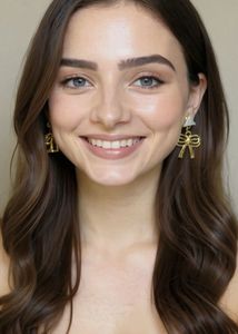 Anti Tarnish Golden Earrings